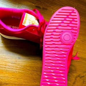 Beautiful pink Reebok shoes